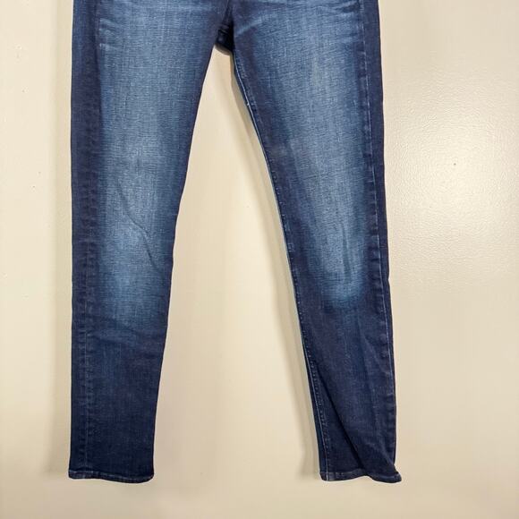 rag & bone Nina Ankle Skinny Jeans Size 26 Dark Wash Blue Mid Rise Stretch Denim - Picture 5 of 11